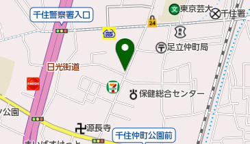 リパーク千住仲町の地図画像