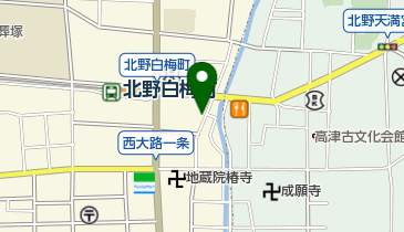 リパーク北野白梅町東の地図画像