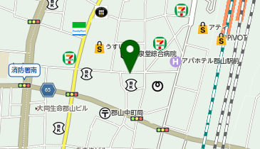 リパーク郡山大東銀行北の地図画像