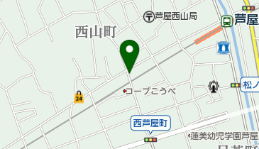 リパーク芦屋西山町第2の地図画像