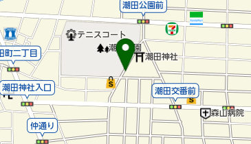 リパーク横浜潮田町3丁目の地図画像