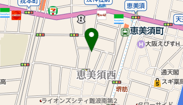 リパーク恵美須西2丁目の地図画像