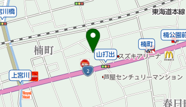 リパーク芦屋楠町の地図画像
