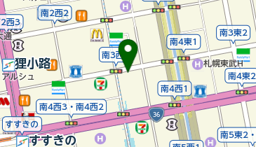 リパークワイド札幌南3西1の地図画像