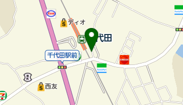 リパーク南海千代田駅前の地図画像