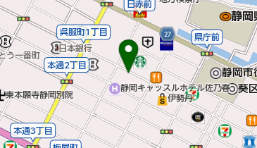 リパーク静岡呉服町1丁目の地図画像
