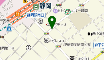 リパーク静岡南町第3の地図画像