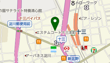 リパーク十三本町2丁目第2の地図画像