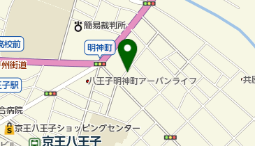 リパーク八王子明神町1丁目の地図画像
