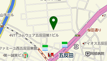 リパーク東五反田5丁目第3の地図画像