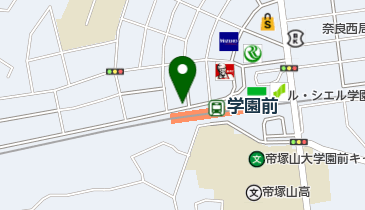 リパークワイド学園前駅北口第1の地図画像