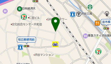 リパーク渋谷桜丘町第2の地図画像