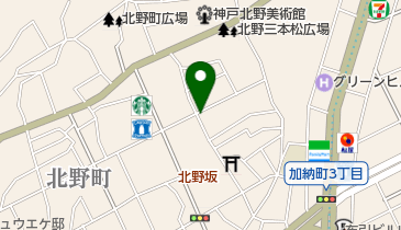 リパーク神戸異人館通の地図画像