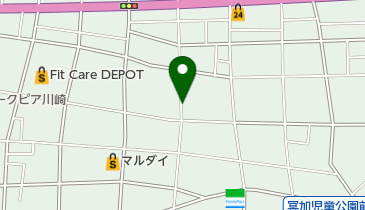 リパーク川崎観音2丁目の地図画像