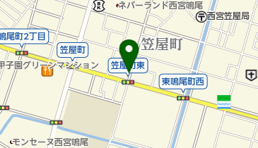 リパーク西宮笠屋町の地図画像
