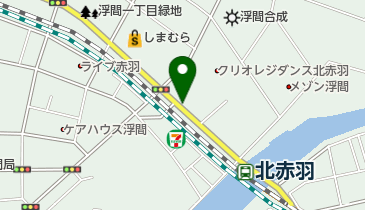 リパーク北赤羽駅前の地図画像