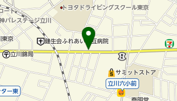 リパークワイド立川羽衣町1丁目第2の地図画像