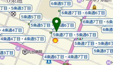 リパークワイド旭川5条通6丁目の地図画像
