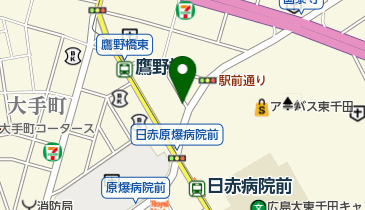 リパーク広島千田町1丁目第5の地図画像