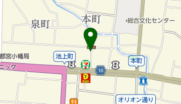 リパーク宇都宮泉町第2の地図画像