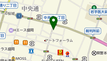 リパーク盛岡映画館通り第2の地図画像