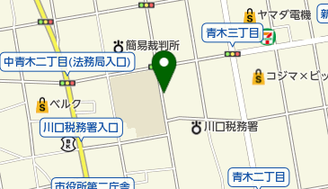 リパークワイド川口青木3丁目の地図画像