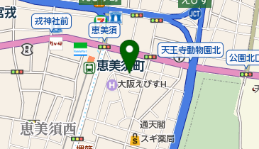 リパーク恵美須東1丁目第3の地図画像