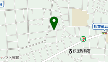 リパーク杉並清水1丁目第2の地図画像