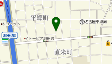 リパーク豆田町3丁目の地図画像