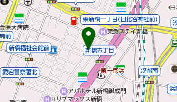 リパーク新橋5丁目第5の地図画像