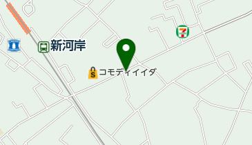 リパークワイド新河岸駅東の地図画像