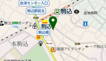 リパークワイド駒込駅南口の地図画像