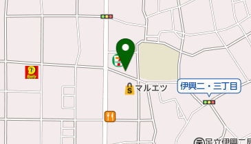 リパーク伊興4丁目の地図画像