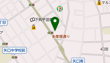 リパーク下丸子1丁目第2の地図画像