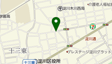 リパーク十三東3丁目第2の地図画像