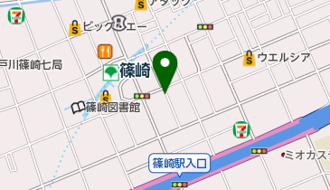 リパーク篠崎駅前第2の地図画像