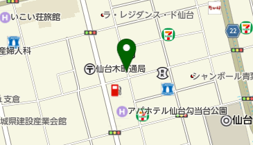 リパーク仙台二日町第4の地図画像
