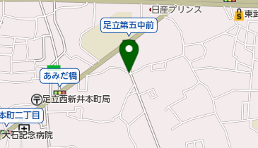 リパーク西新井本町3丁目の地図画像