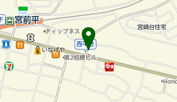 リパーク宮前平1丁目第2の地図画像