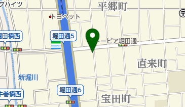 リパーク豆田町1丁目の地図画像