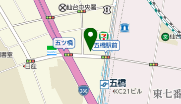 リパーク仙台五橋通の地図画像