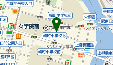 リパーク広島上幟町第7の地図画像