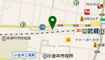 リパーク小金井本町5丁目の地図画像