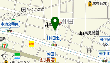 リパーク仲田2丁目第2の地図画像