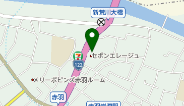 リパーク岩淵町の地図画像