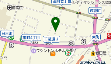 久留米東町第5の地図画像