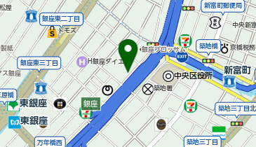 リパーク銀座2丁目第4の地図画像