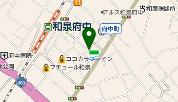 リパーク和泉府中駅東の地図画像