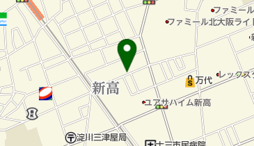 リパーク新高2丁目の地図画像