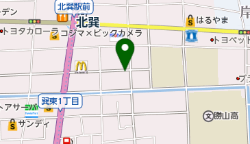 リパークワイド巽東1丁目の地図画像